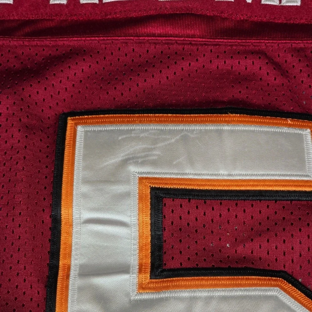 Reebok Tampa Bay Buccaneers NFL Red Stitch #5 Josh Freeman Jersey Men's Sz 52 XL